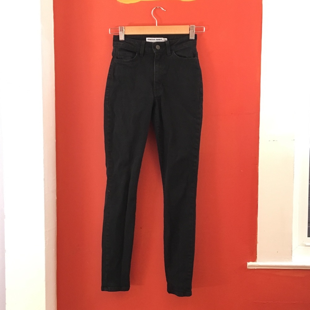 American Apparel black pencil jean size 24